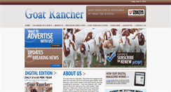 Desktop Screenshot of goatrancher.com